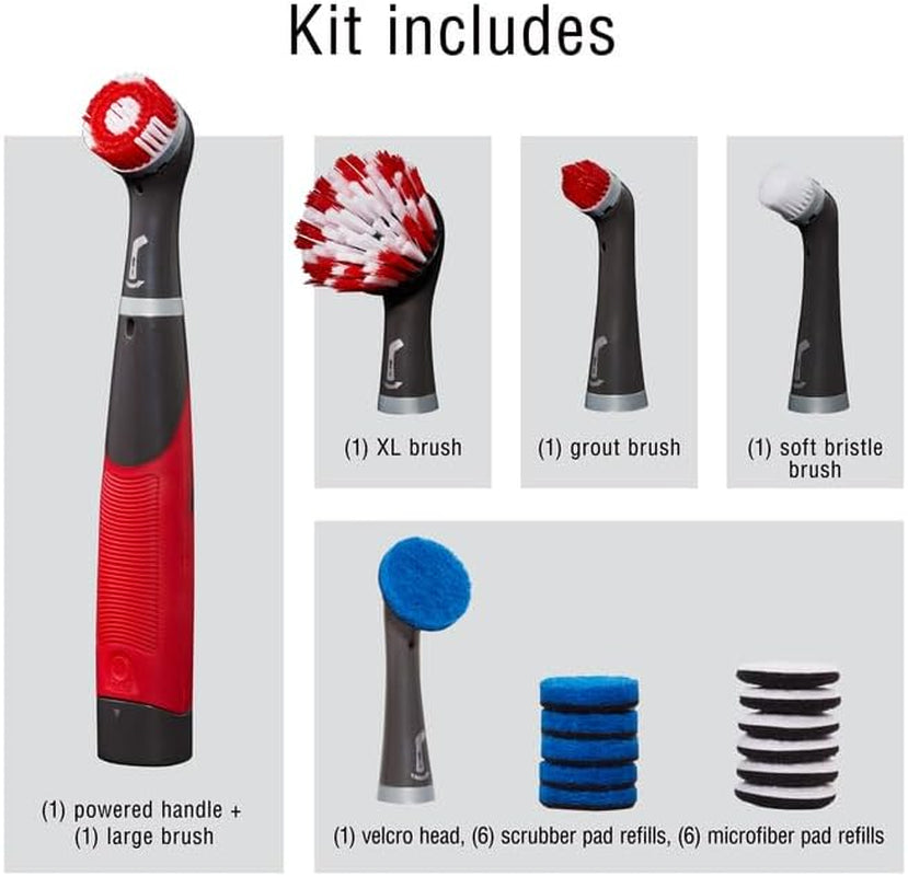 Rubbermaid Reveal Detail Scrubber · 18-Piece Kit