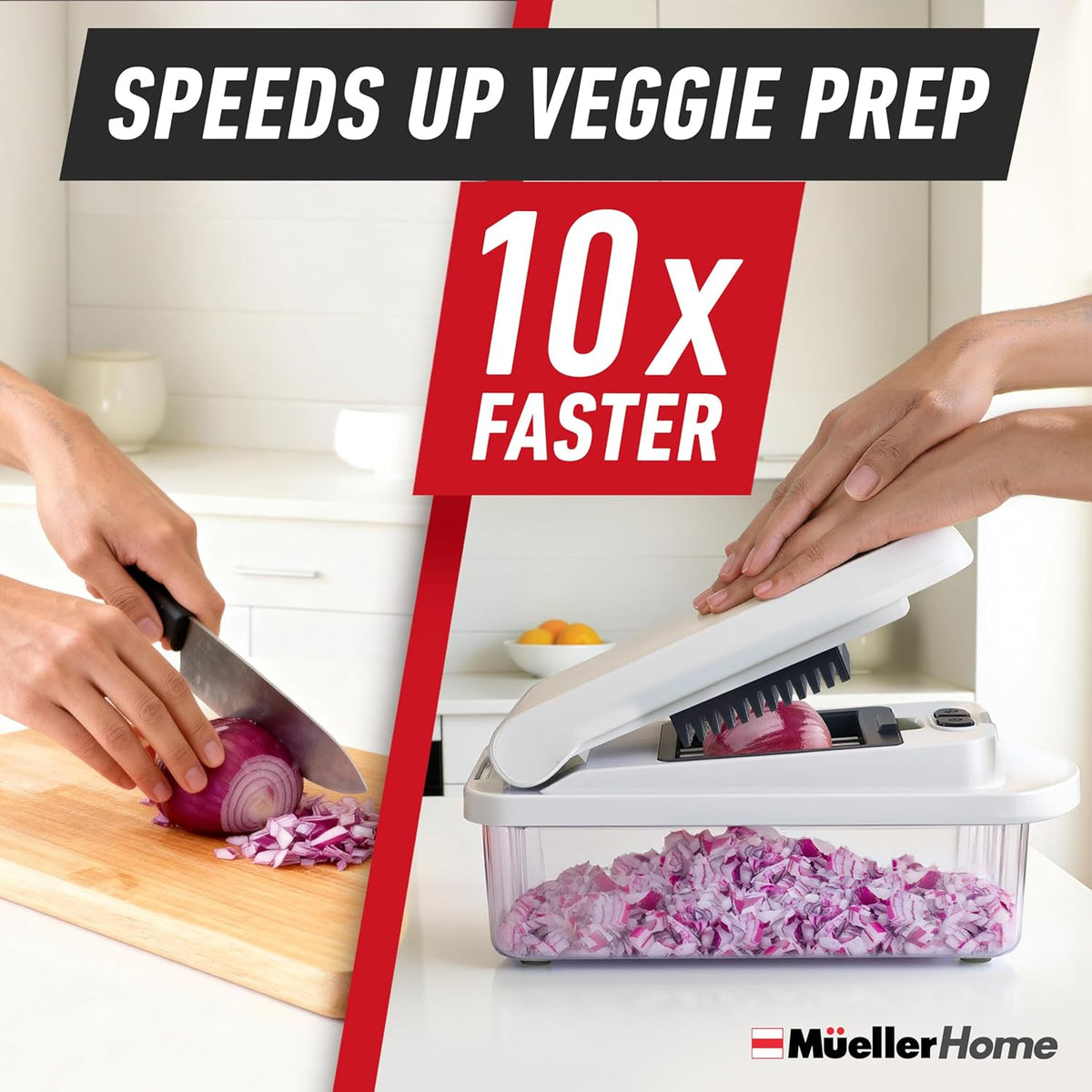 the Real Original Pro Vegetable Chopper & Mandoline Slicer, 10-In-1