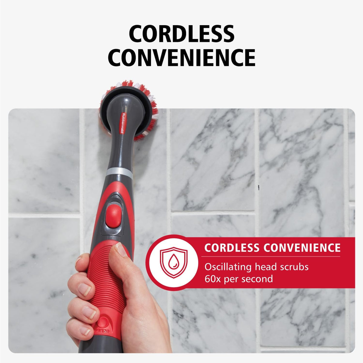 Rubbermaid Reveal Detail Scrubber · 18-Piece Kit