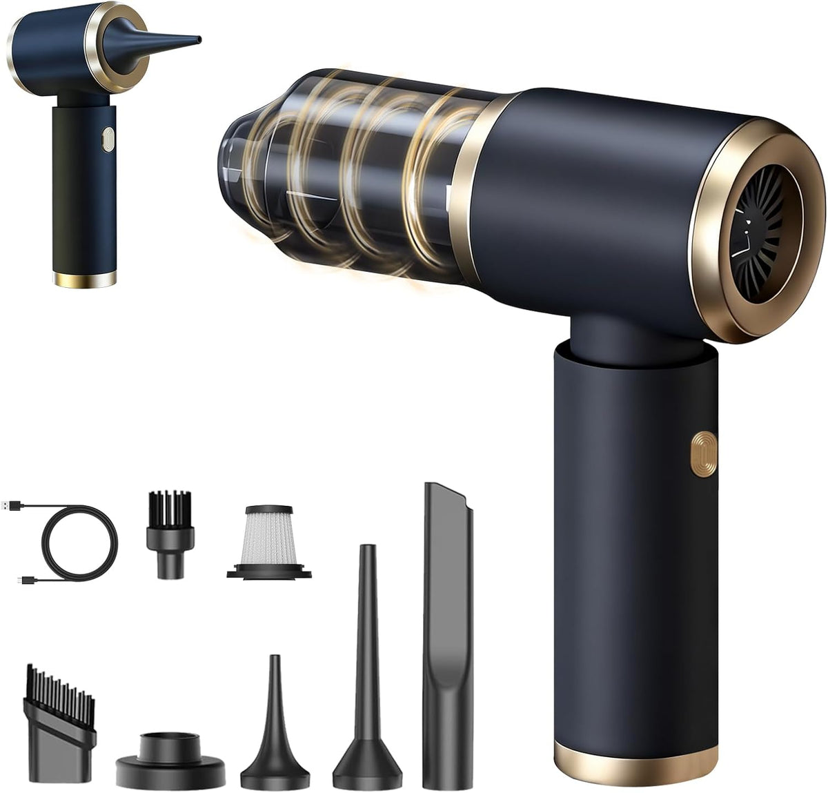 PEGOVO 4-in-1 Cordless Mini Vacuum & Air Blower